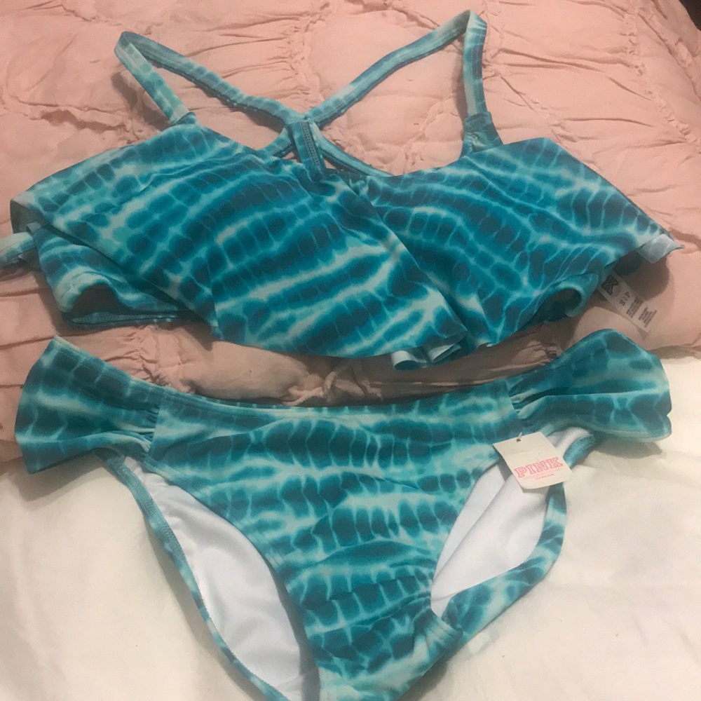 Teal Tie Dye Bikini by Victoria’s Secret